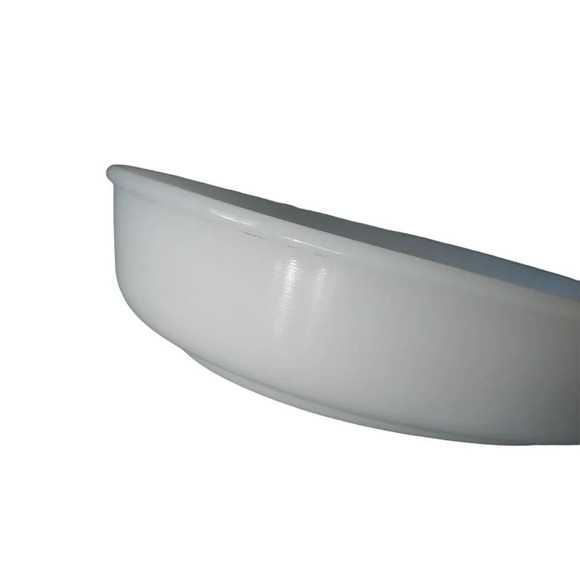 Vintage Termocrisa Mexico 13  Milk Glass Casserole Dish - Picture 5 of 8